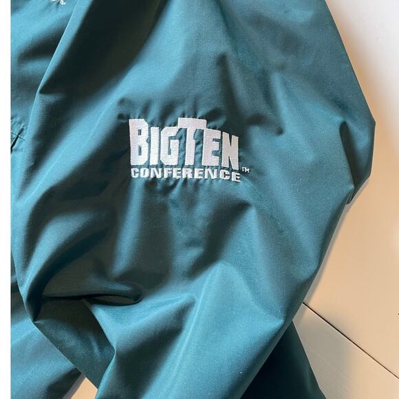 Vintage 90s Michigan State Spartans Green Windbreaker Jacket Men's XL Big Ten - Picture 5 of 15